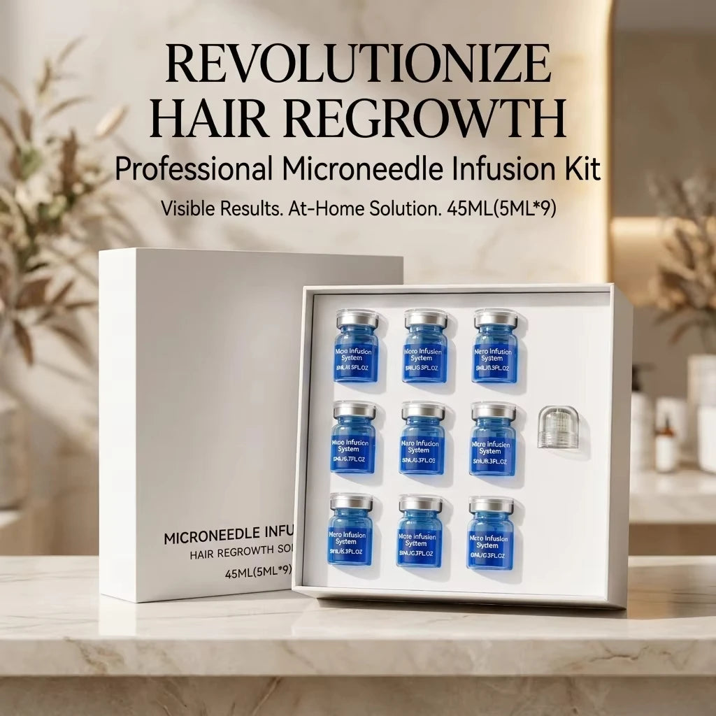 Revitalize Your Hair with Our Microneedle Hair Regrowth Kit & Nourishing Scalp Serum for Optimal Hair Health
