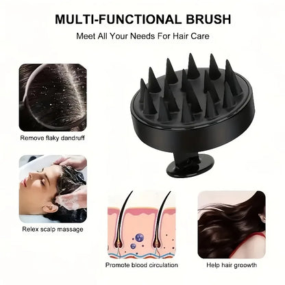 Revitalize Your Skin with Our 4PCS Long Handle Silicone Bath Brush Set - Perfect for Gentle Exfoliating and Deep Cleaning!